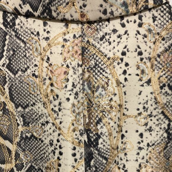 Vertigo Paris Python Print Embroidered 1 Button Women’s Blazer. Size Medium. - Picture 6 of 10